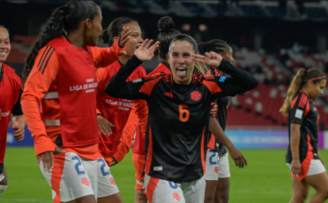 Colombia vence a Ecuador y toma el liderato en la Liga de Naciones Femenina 2025