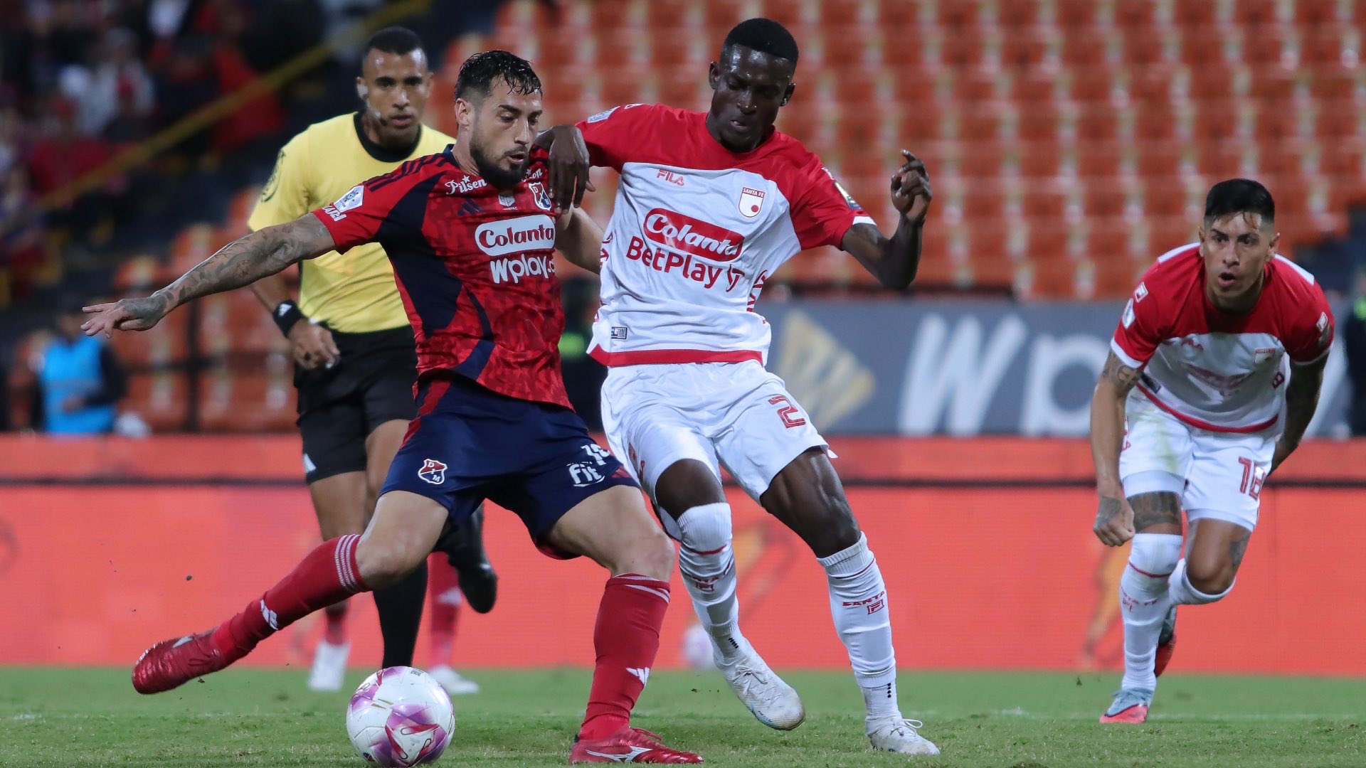 Medellín y Santa Fe reparten puntos en el Atanasio Girardot