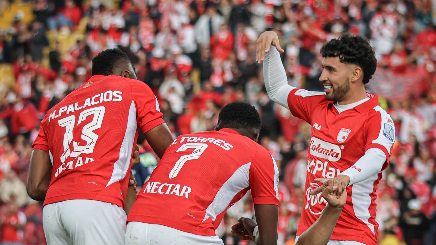 Victoria de Independiente Santa Fe ante Junior de Barranquilla
