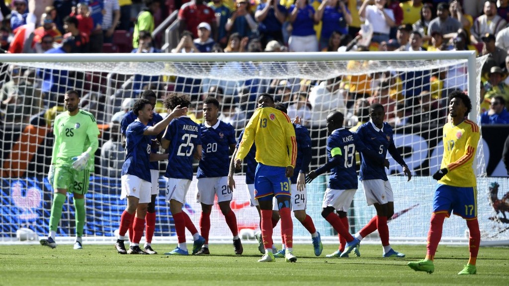 La Selección Colombia perdió por goleada ante Francia