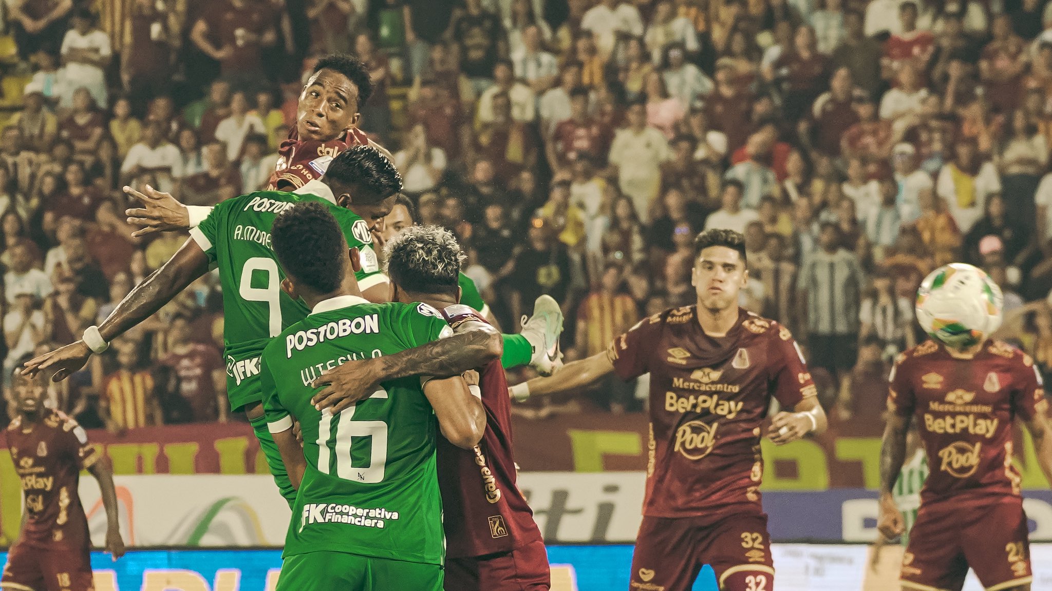 Victoria de Atlético Nacional ante Deportes Tolima por 1-0