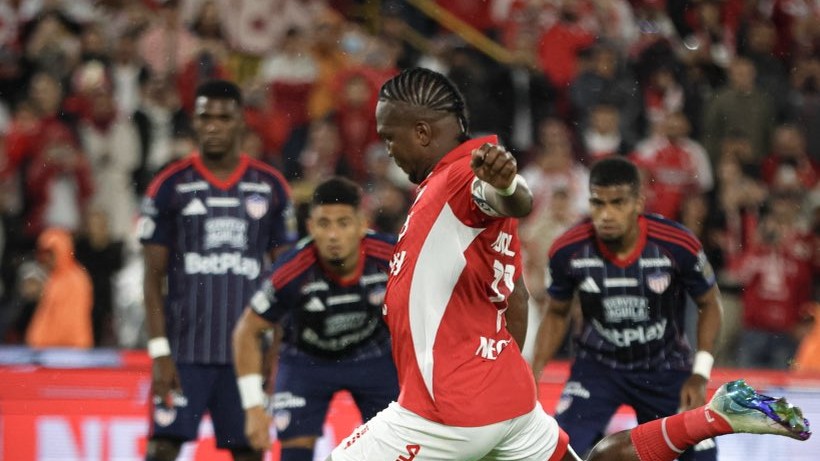 Empate 1-1 entre Independiente Santa Fe y Junior de Barranquilla