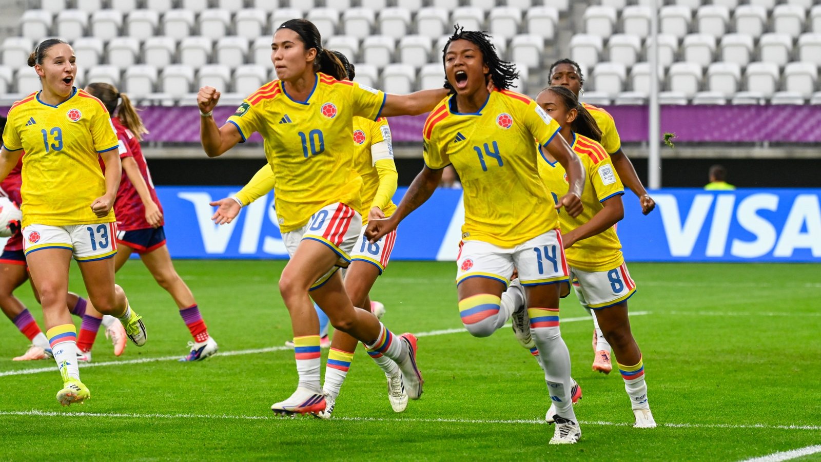 Colombia debuta con victoria 3-1 ante Costa Rica en el Mundial Femenino Sub-20